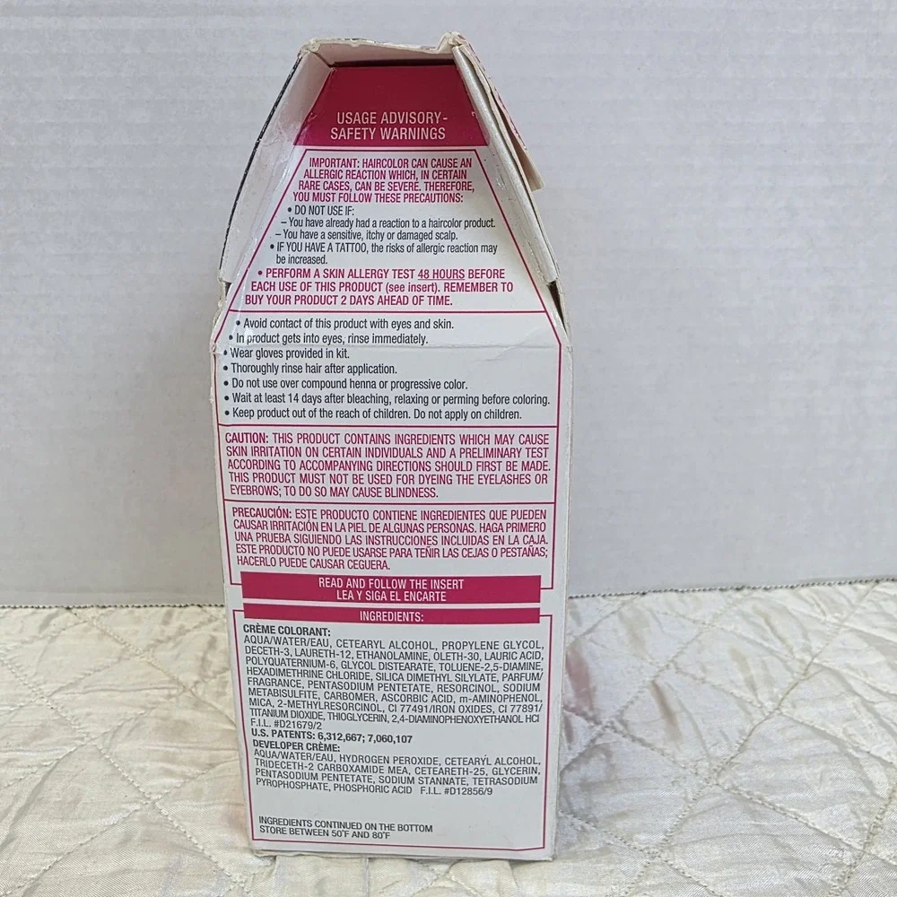 IMPERFECT BOX, NEW L'Oréal Healthy Look Creme Gloss Hair Color-4 DARK BROWN